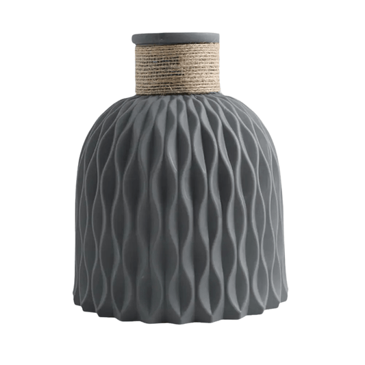 Dekorative Polyethylen Blumenvase Mit Seileffekt – Stilvolle Akzente Für Ihr Zuhause 6