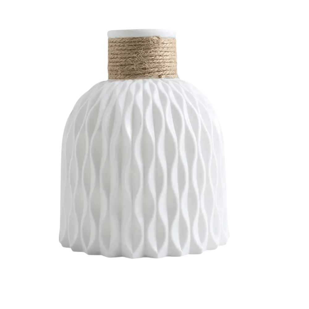 Dekorative Polyethylen Blumenvase Mit Seileffekt – Stilvolle Akzente Für Ihr Zuhause 7