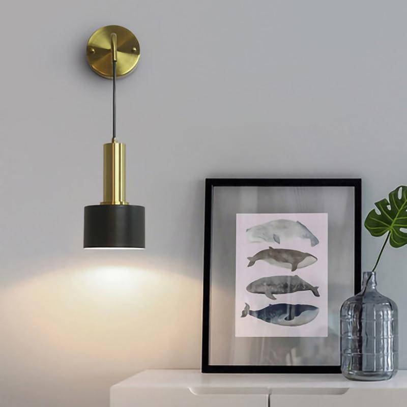 Designer-LED-Wandleuchte Schwarz-Gold – Stilvolle Wandbeleuchtung Indirekt für Elegantes Ambiente 3