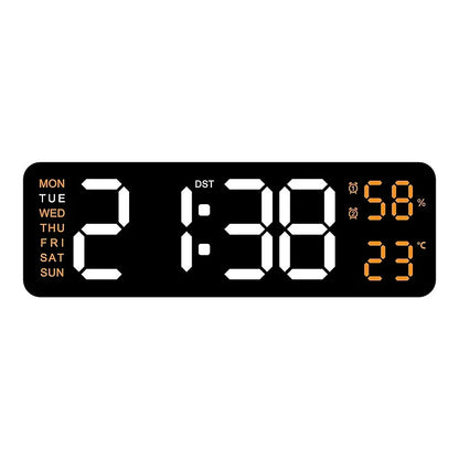 Digitale Wanduhr 9 Zoll USB-Betrieben – Stilvolles Design Mit Multifunktionaler Anzeige 13