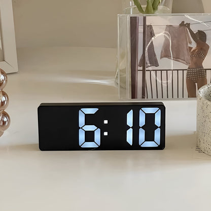 Digitaler LED-Spiegelwecker Mit Schlummerfunktion – Elegante Zeitansage Für Ihr Zuhause 6