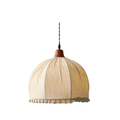 Dippa Pendelleuchte aus Holz und Stoff – Elegantes Design für Stilvolle Räume 1