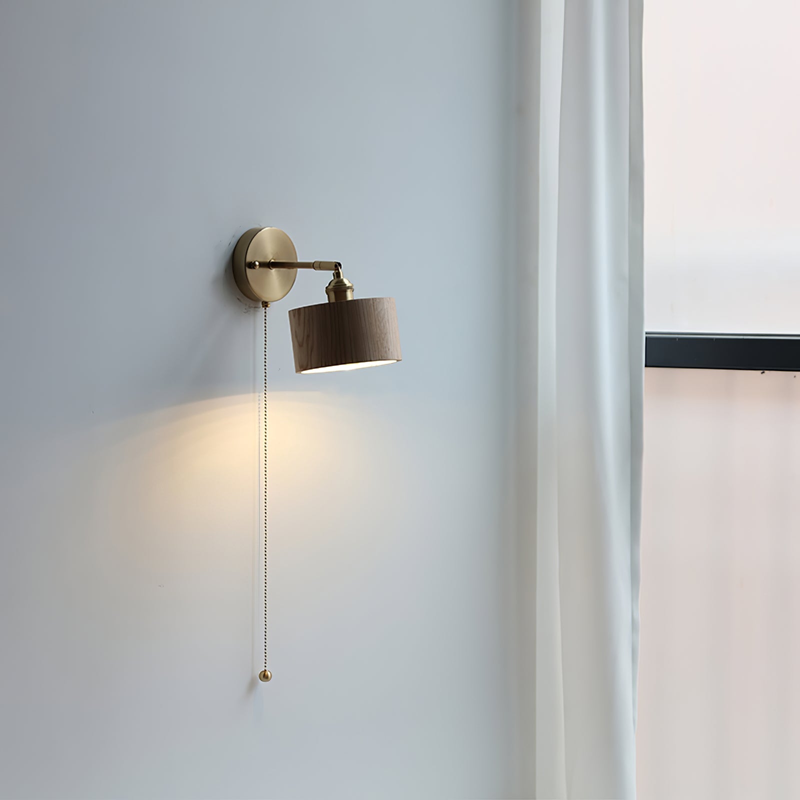 Drehbare Holz Wandlampe – Elegantes Licht Für Stilvolle Räume 5