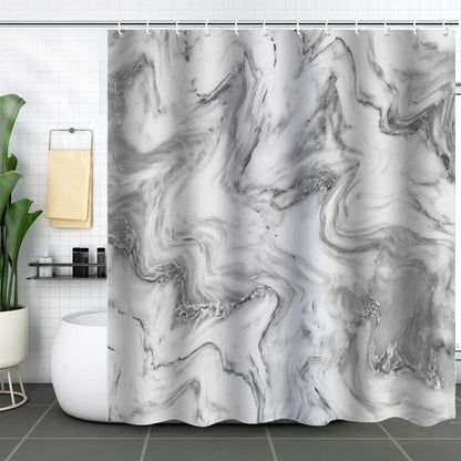 Duschvorhang Marmor Aus Polyester – Stilvolles Badezimmer Erlebnis 0