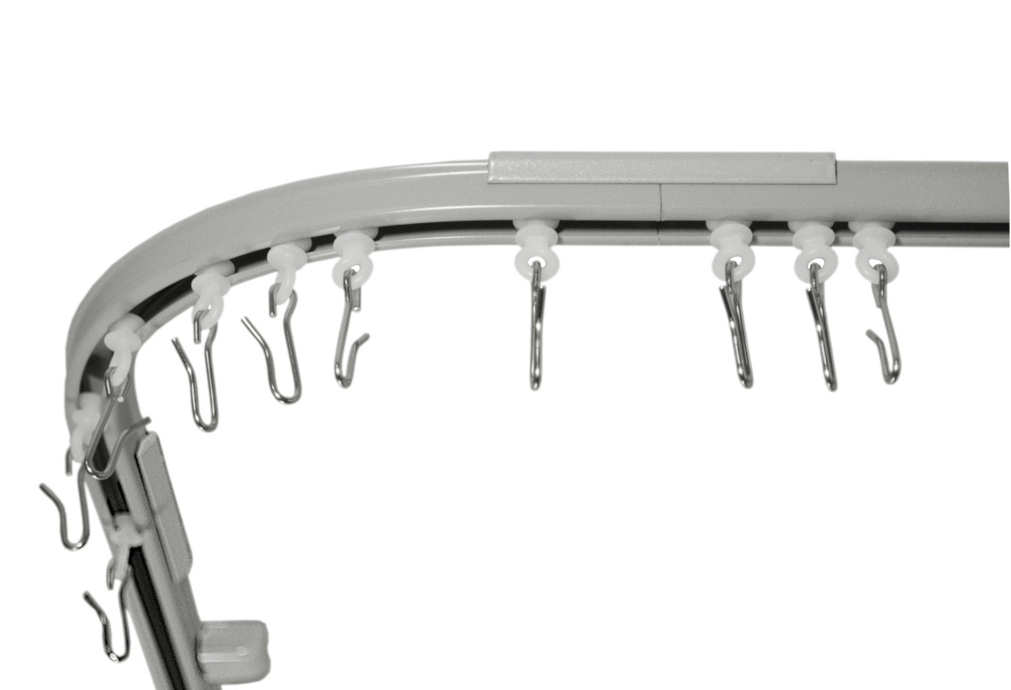 Duschvorhangschienen-Set Aluminium – Stilvolle Lösung für Ihre Dusche 2