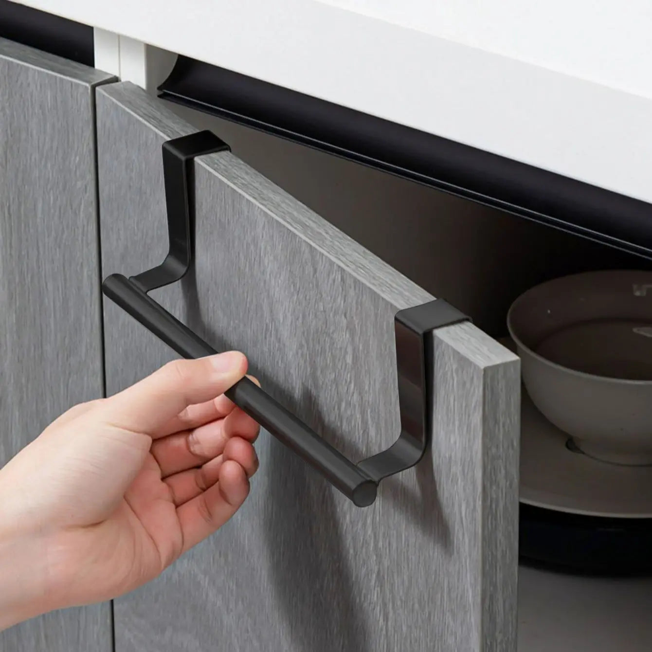 EasyHang Handtuch-Organizer Silber – Elegante Lösung für Ihr Badezimmer 2