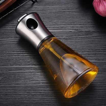 Edelstahl-Kristallöl-Sprühflasche – Präzise Ölanwendung für Köche 6