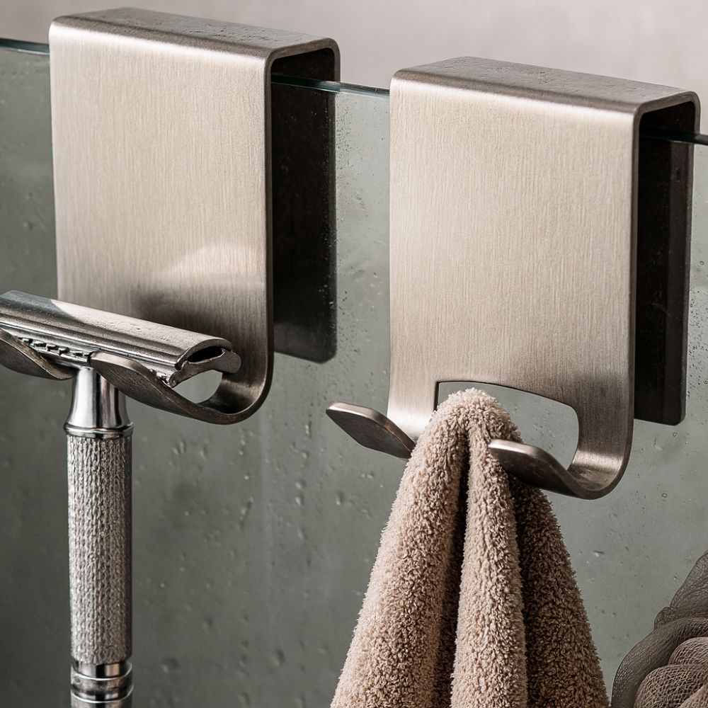 Edelstahl Duschtürhaken – Elegante und Praktische Lösung 1