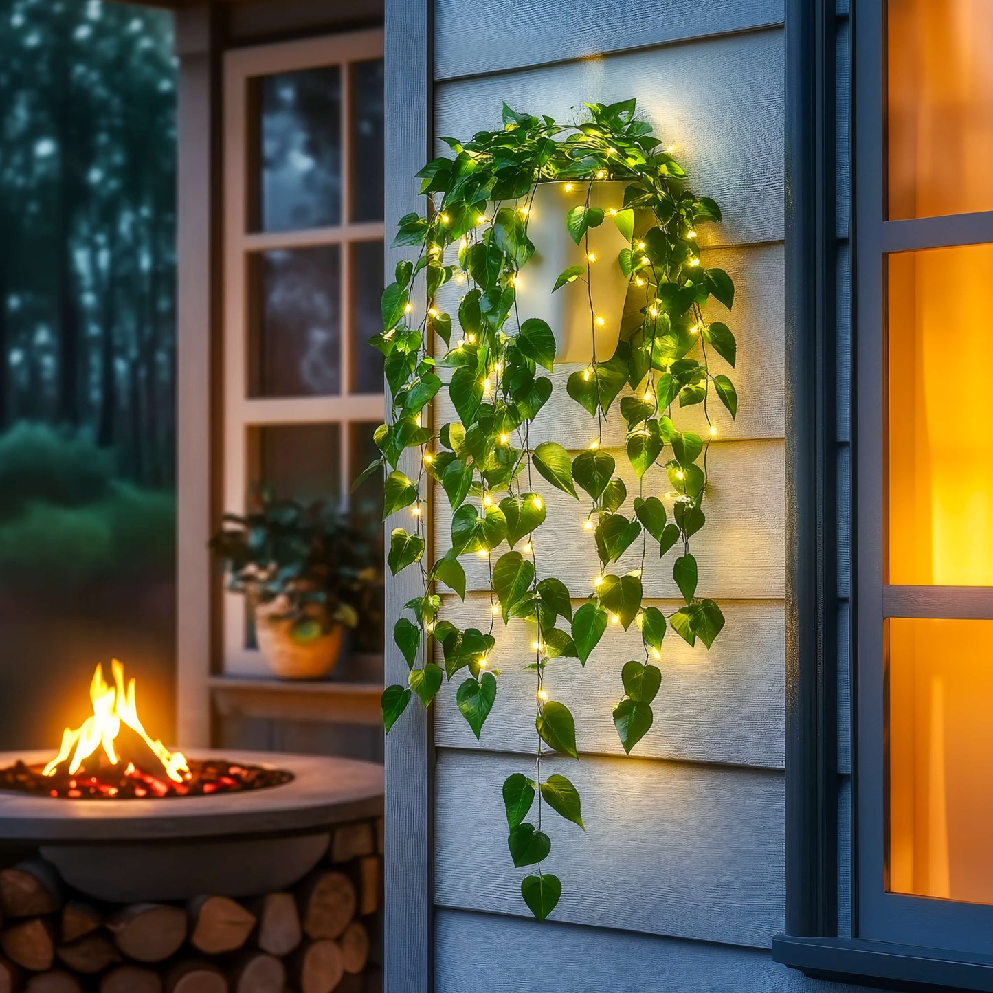 **Efeulichter** – Märchenhafte Atmosphäre mit LED-Beleuchtung 1