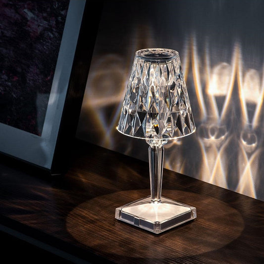 Elegante LED-Tischleuchte Mit Kristalleffekt – Stilvolles Licht Für Ihr Zuhause 0