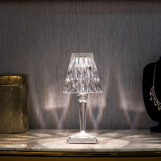 Elegante LED-Tischleuchte Mit Kristalleffekt – Stilvolles Licht Für Ihr Zuhause 1