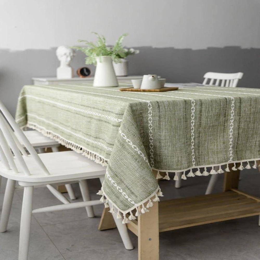 Elegante Tischdecke Baumwollleinen – Stilvolles Ambiente Für Jeden Anlass 0