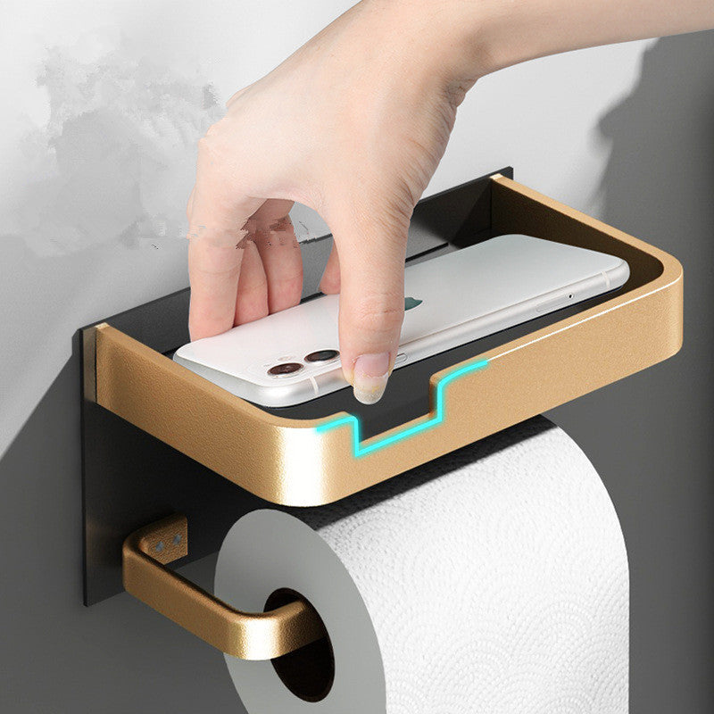 Eleganter Toilettenpapierhalter Mit Telefonhalter – Stilvolle Lösung Für Ihr Badezimmer 2