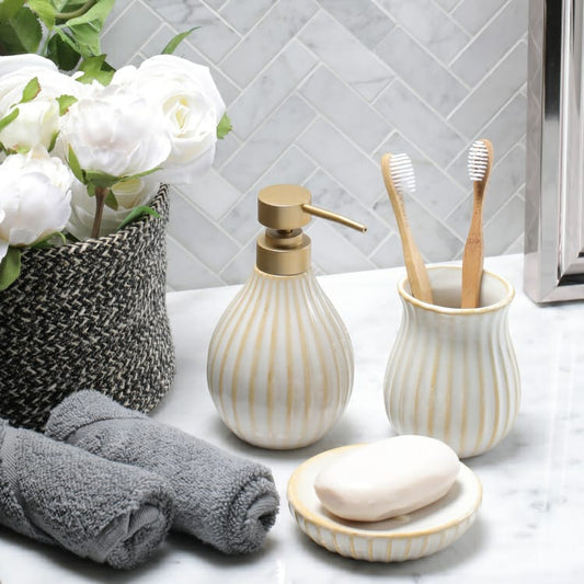 Elegantes Badezimmerzubehör-Set Keramik – Hochwertige Akzente Für Ihr Bad 0