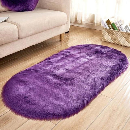 Ellipse Weiches Kunstfell-Sitzkissen – Stilvolle Eleganz Für Ihr Zuhause 4
