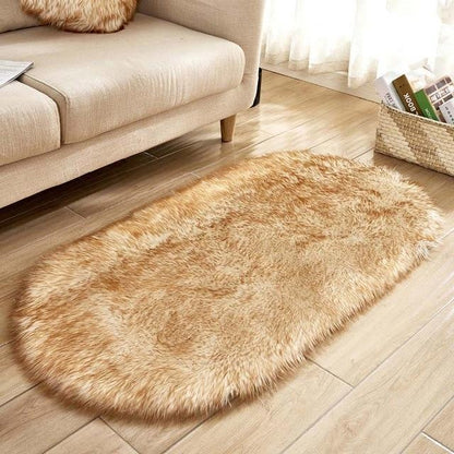 Ellipse Weiches Kunstfell-Sitzkissen – Stilvolle Eleganz Für Ihr Zuhause 5