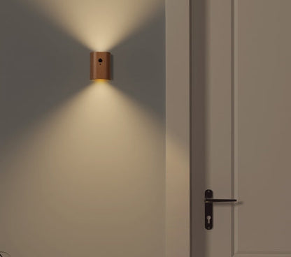 Erb Kabellose Wandleuchte Helle Birke – Stilvolle Automatische Lichtquelle 2