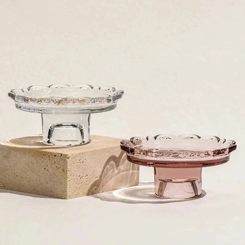 Erbstück Sockeltablett Aus Glas – Elegante Präsentation Für Desserts Und Schmuck 1