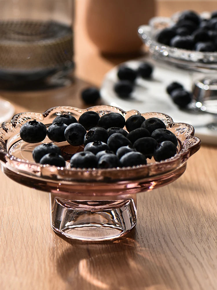 Erbstück Sockeltablett Aus Glas – Elegante Präsentation Für Desserts Und Schmuck 5