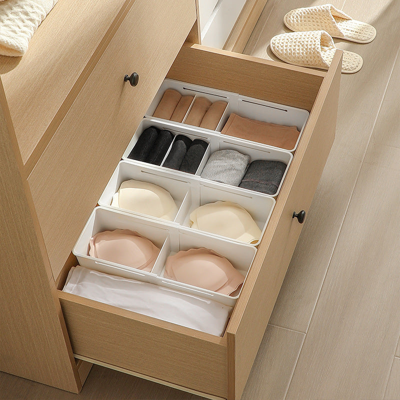 Erweiterbarer Schubladen Organizer Beige – Flexible Lösung Für Ordnung Und Übersichtlichkeit 3
