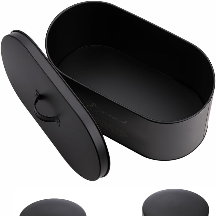 Esnbia Brotkasten Und Kanister-Set – Elegante Aufbewahrung Für Ihre Küche 0