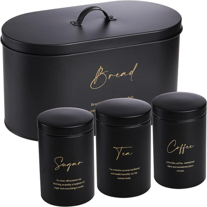 Esnbia Brotkasten Und Kanister-Set – Elegante Aufbewahrung Für Ihre Küche 5