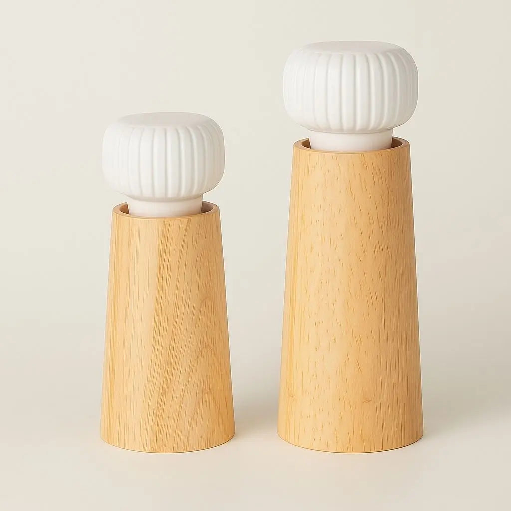 Evelyn Pfeffermühle Keramik Holz – Stilvolles Würzen für Ihre Küche 1