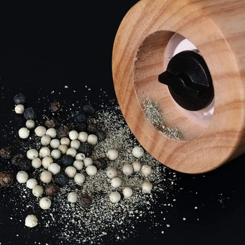 Evelyn Pfeffermühle Keramik Holz – Stilvolles Würzen für Ihre Küche 2