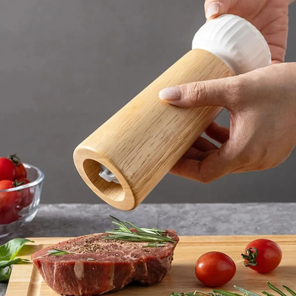 Evelyn Pfeffermühle Keramik Holz – Stilvolles Würzen für Ihre Küche 3