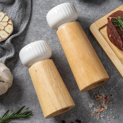 Evelyn Pfeffermühle Keramik Holz – Stilvolles Würzen für Ihre Küche 5