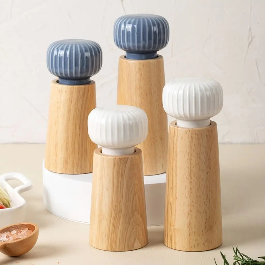 Evelyn Pfeffermühle Keramik Holz – Stilvolles Würzen für Ihre Küche 6