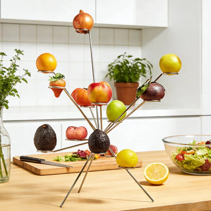 Explodierende Obstschale Aus Metall – Skulpturales Design Für Jeden Tisch 4