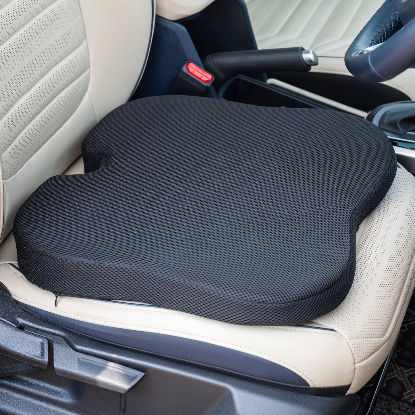 FOVERA Gel-Memory-Schaum-Autositzkissen – Ergonomischer Komfort für lange Fahrten 0