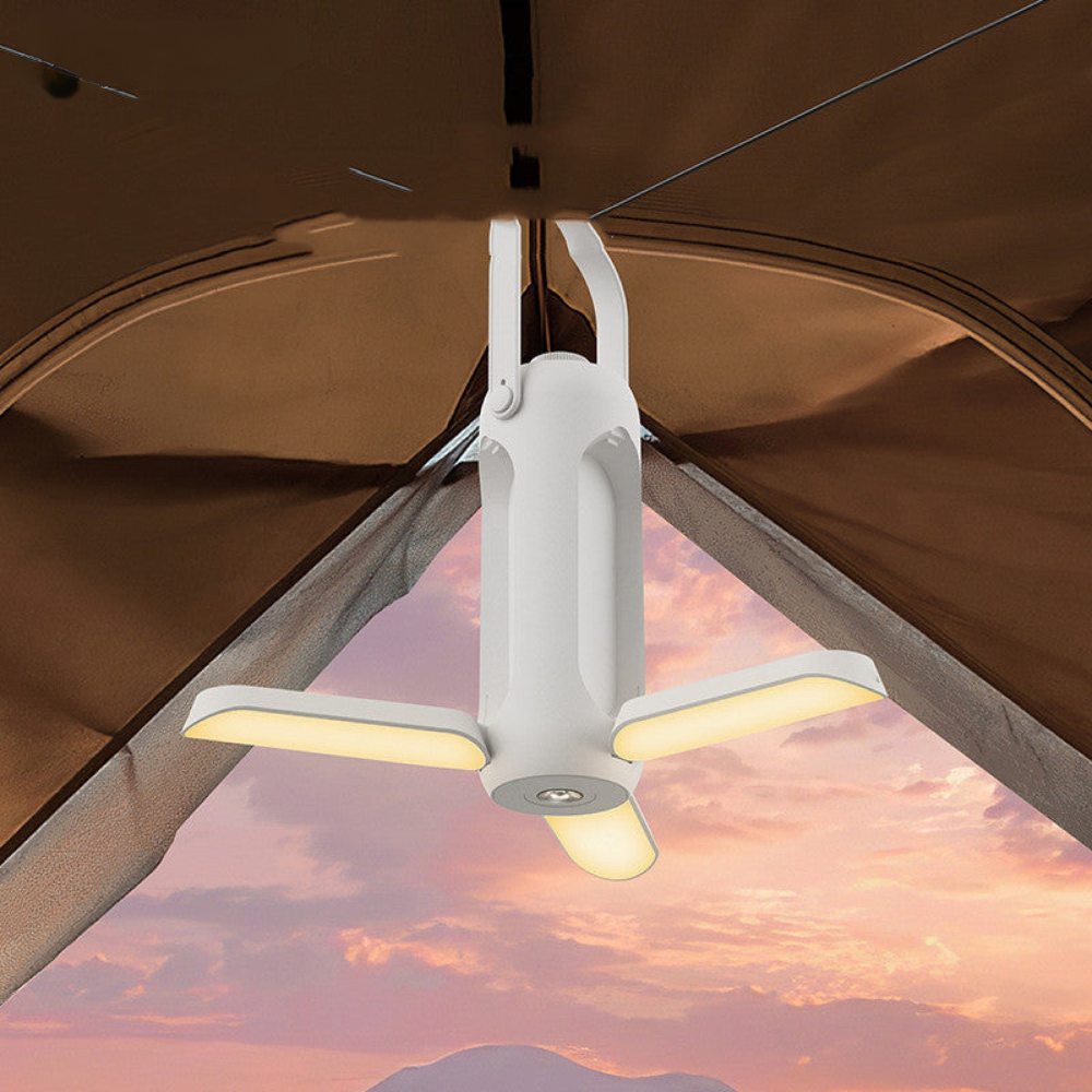Faltbare LED Campinglampe – Zuverlässige Beleuchtung für Abenteuer 4