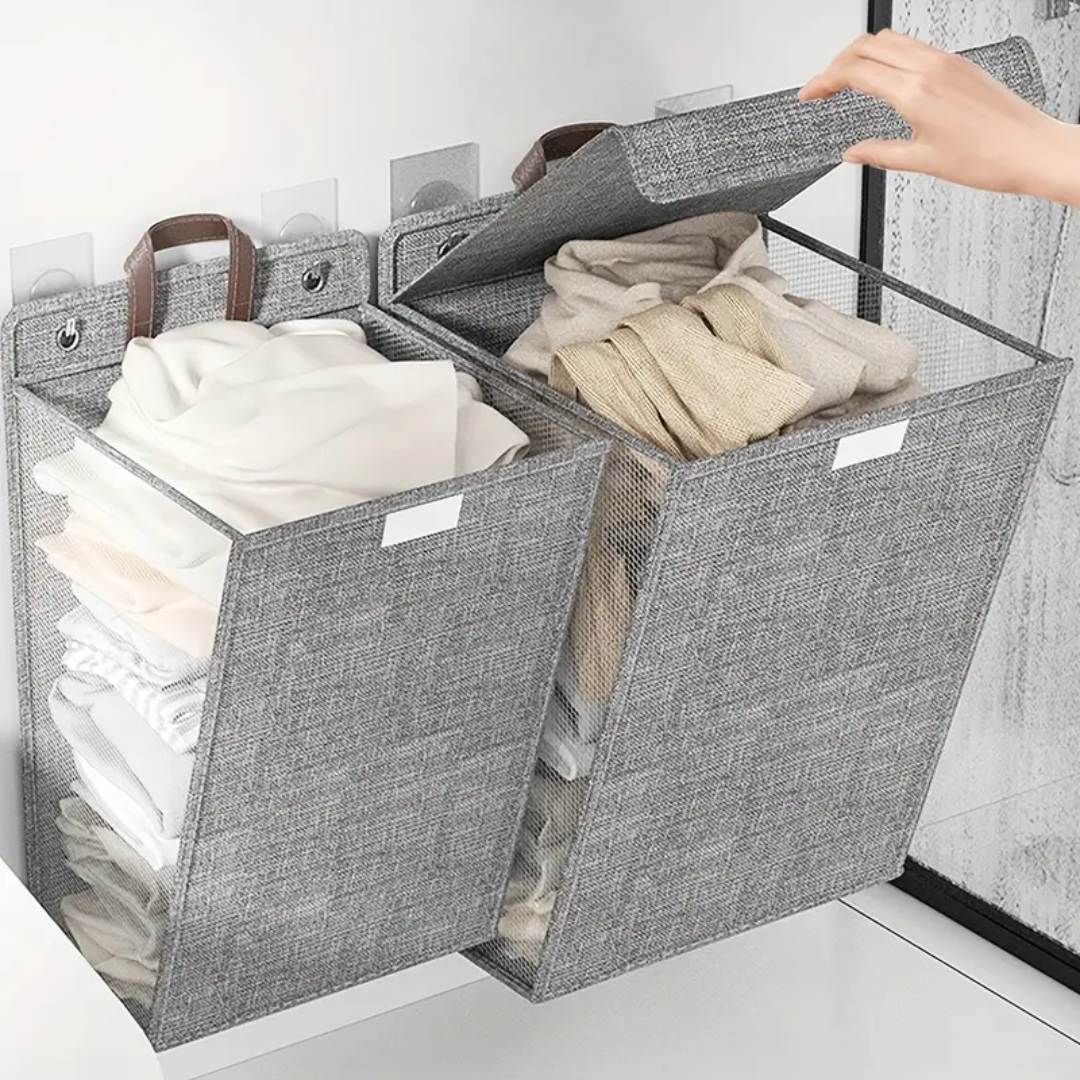 Faltbarer Wäschekorb Mit Verstärktem Rahmen – Elegante Ordnung Für Ihr Zuhause 2