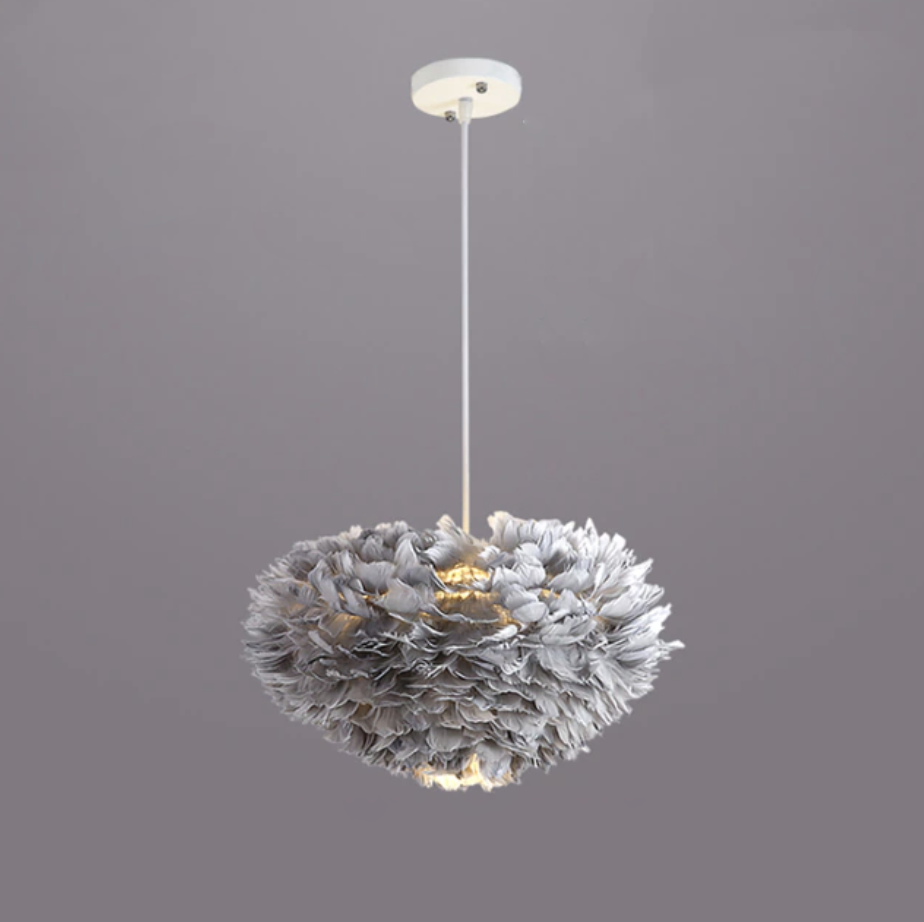 Feather Cloud Hängelampe Gänsefedern – Luftige Eleganz Für Ihr Zuhause 5