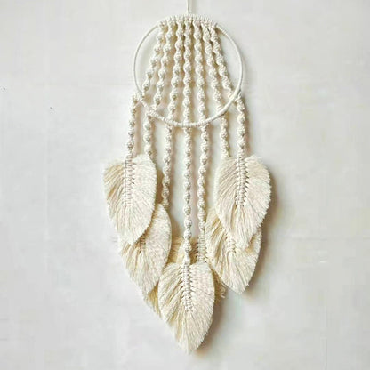 Feather Dreams Makramee-Wandbehang – Stilvolle Handgefertigte Bohème-Dekoration 0