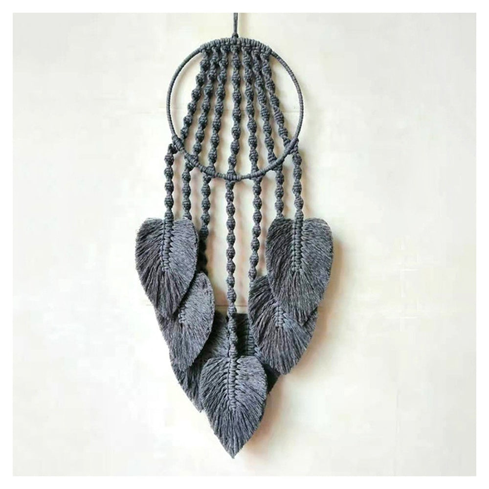 Feather Dreams Makramee-Wandbehang – Stilvolle Handgefertigte Bohème-Dekoration 3