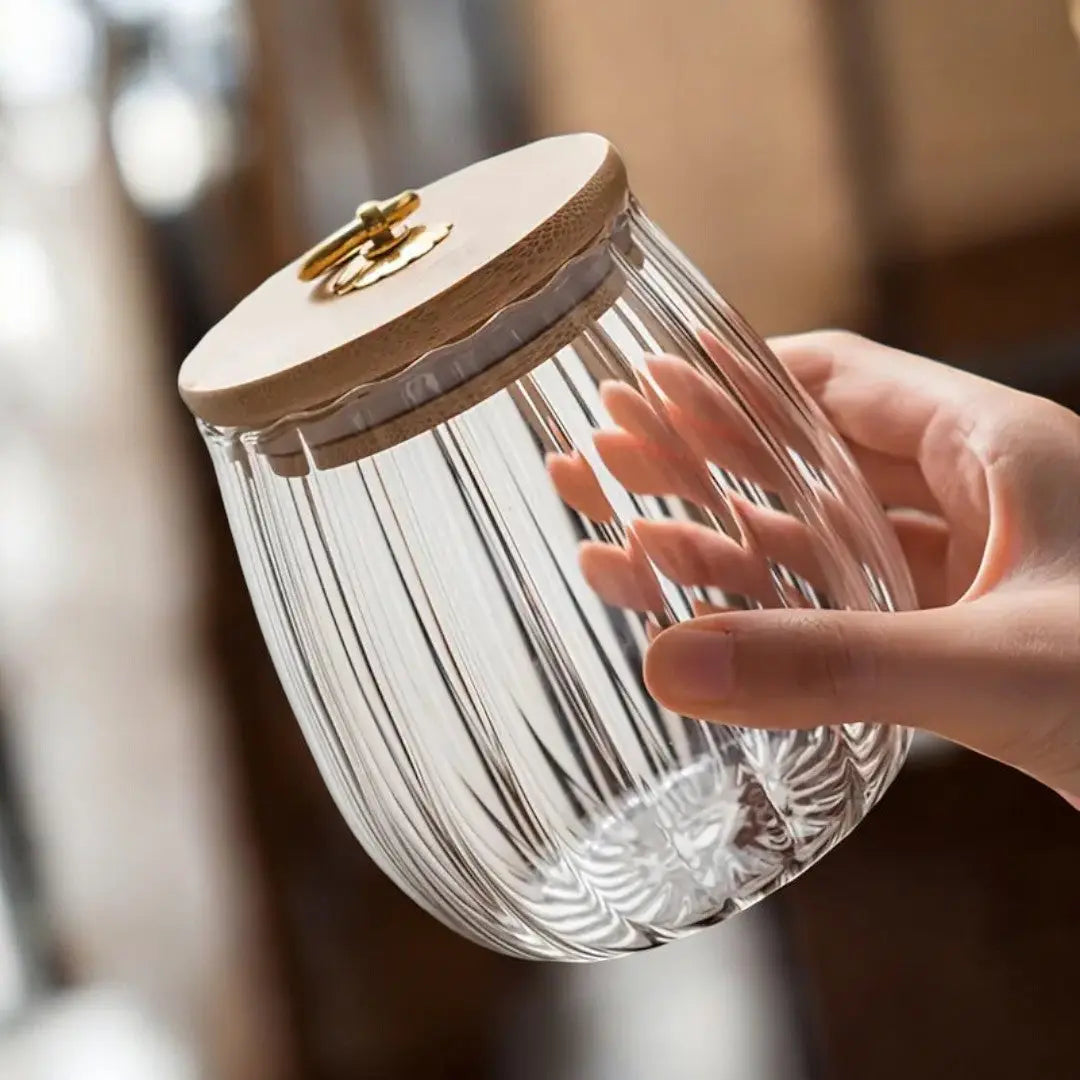 Fjora Tee-Vorratsdose Glas – Stilvolle Frische Für Ihre Küche 0