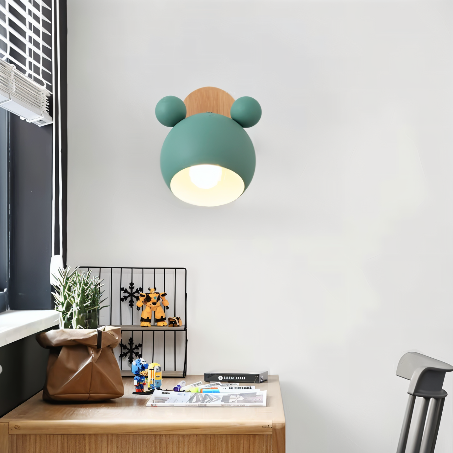 FlashMouse Wandleuchte Mausdesign – Spielzeughafte Lichtquelle Für Kinderzimmer 1
