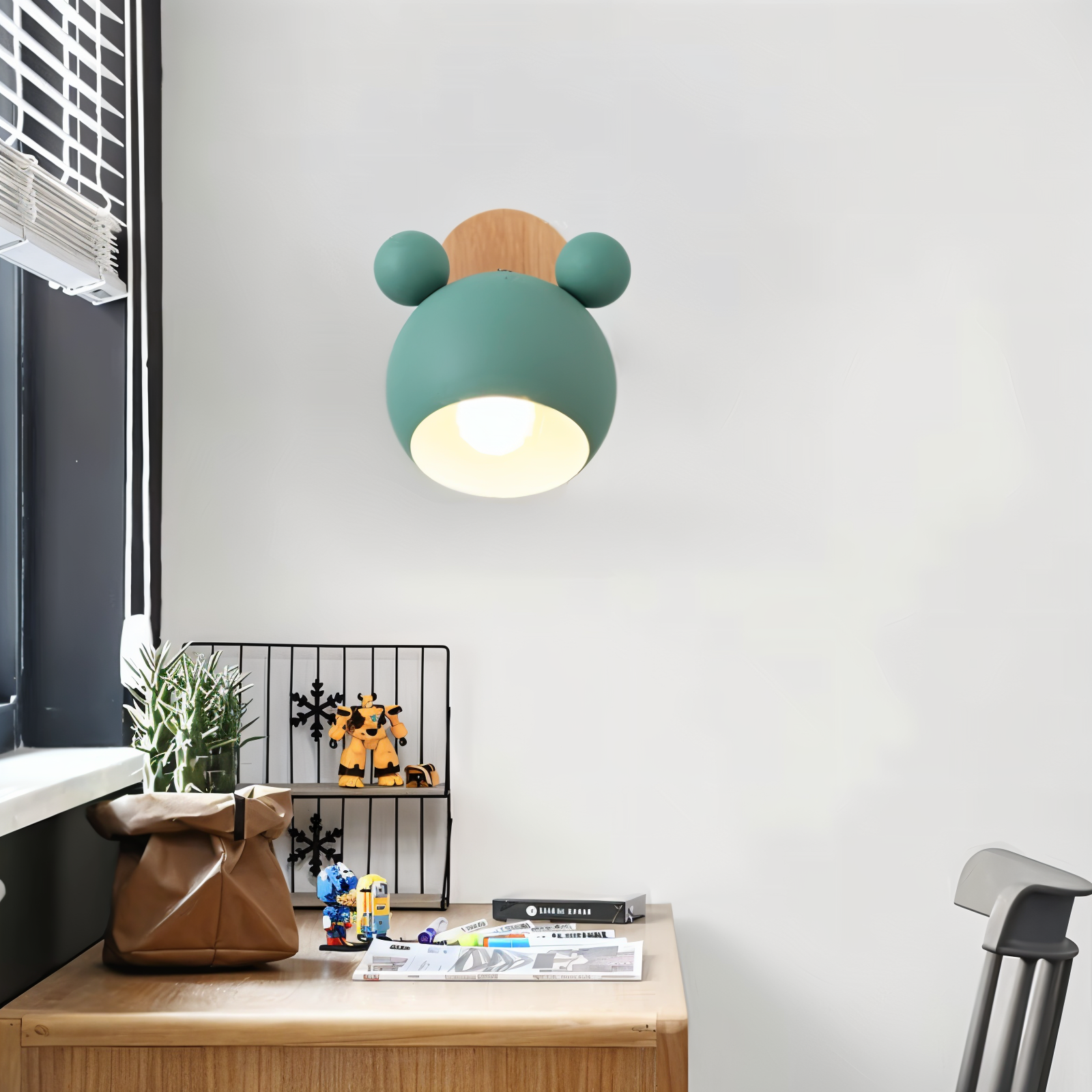 FlashMouse Wandleuchte Mausdesign – Spielzeughafte Lichtquelle Für Kinderzimmer 1