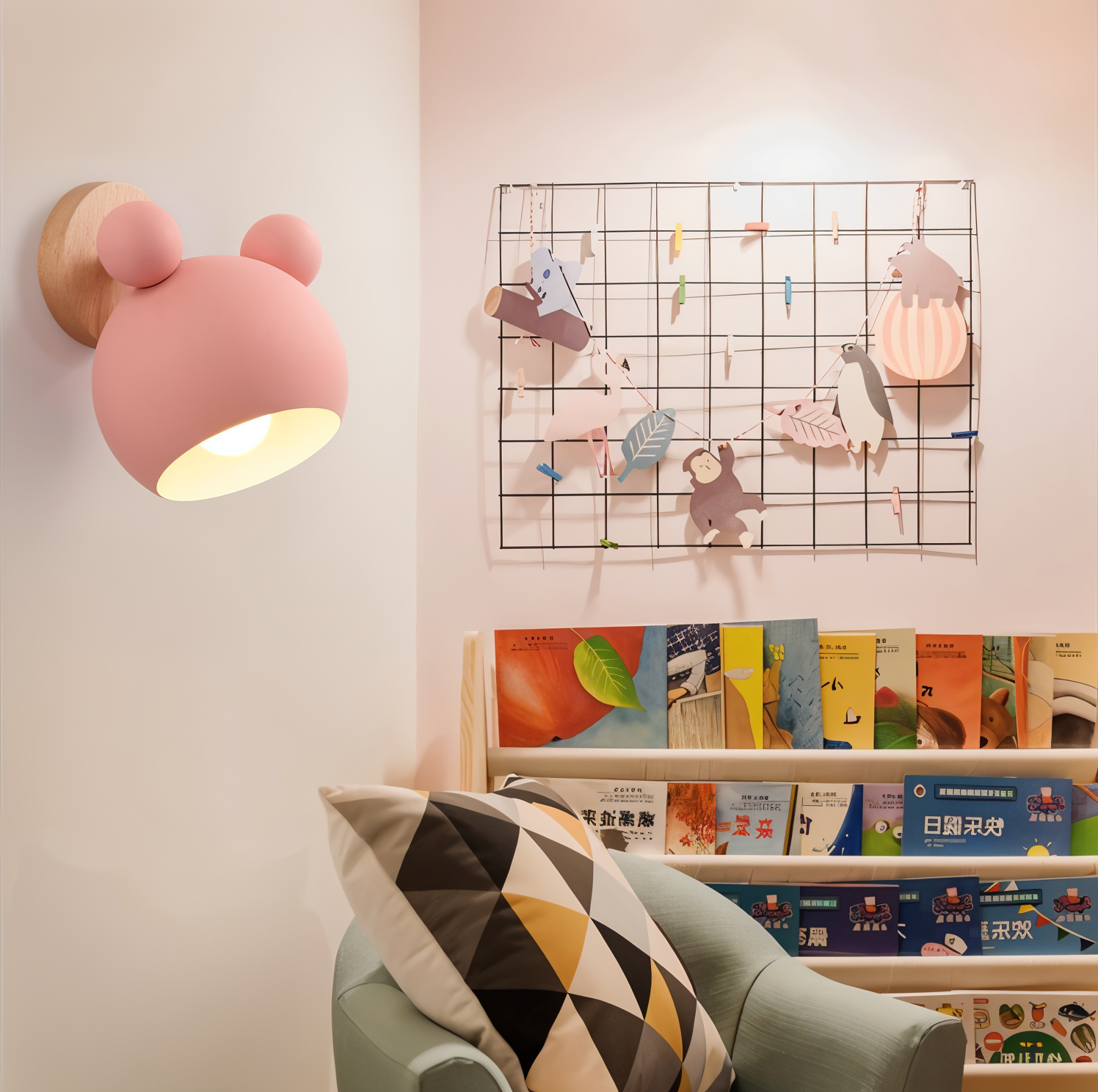 FlashMouse Wandleuchte Mausdesign – Spielzeughafte Lichtquelle Für Kinderzimmer 2