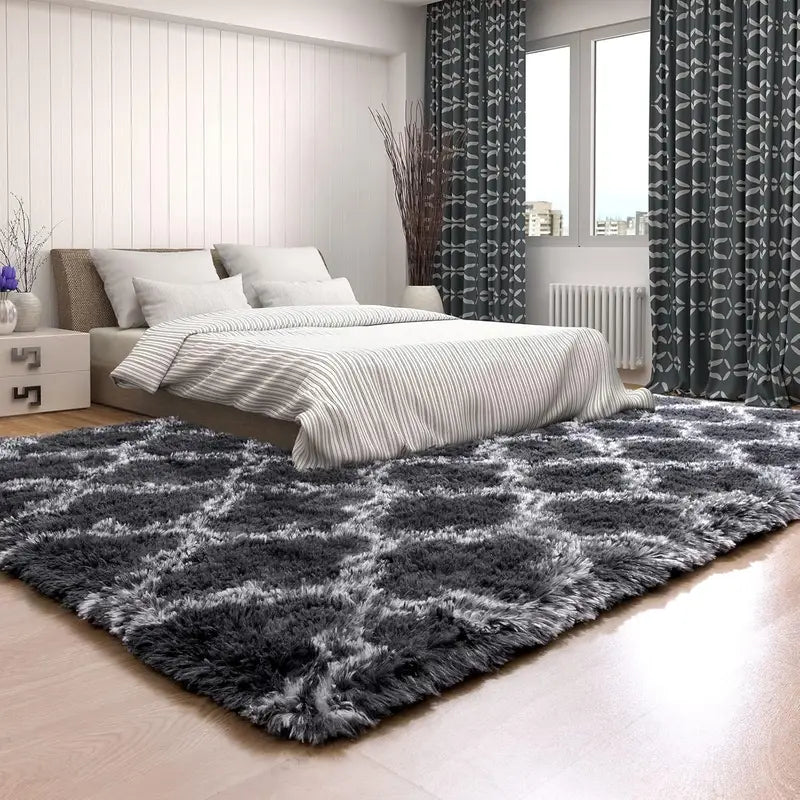 Flauschiger Shaggy-Teppich Graphit – Gemütlicher Stil für Jedes Wohnzimmer 1