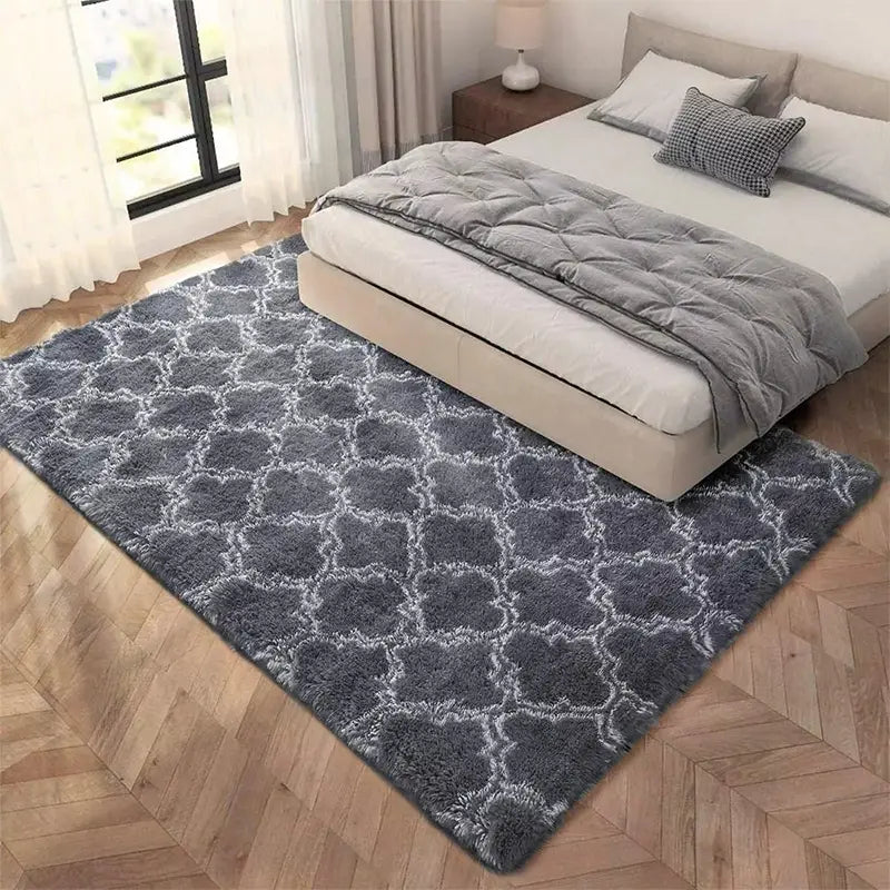 Flauschiger Shaggy-Teppich Graphit – Gemütlicher Stil für Jedes Wohnzimmer 2