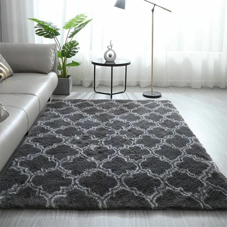 Flauschiger Shaggy-Teppich Graphit – Gemütlicher Stil für Jedes Wohnzimmer 3
