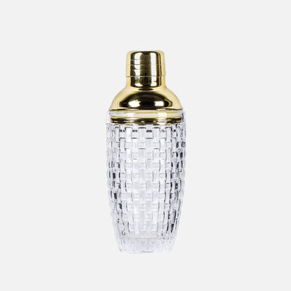 Gatsby Cocktailshaker Aus Glas Und Edelstahl – Stilvolles Mixen Für Elegante Abende 0