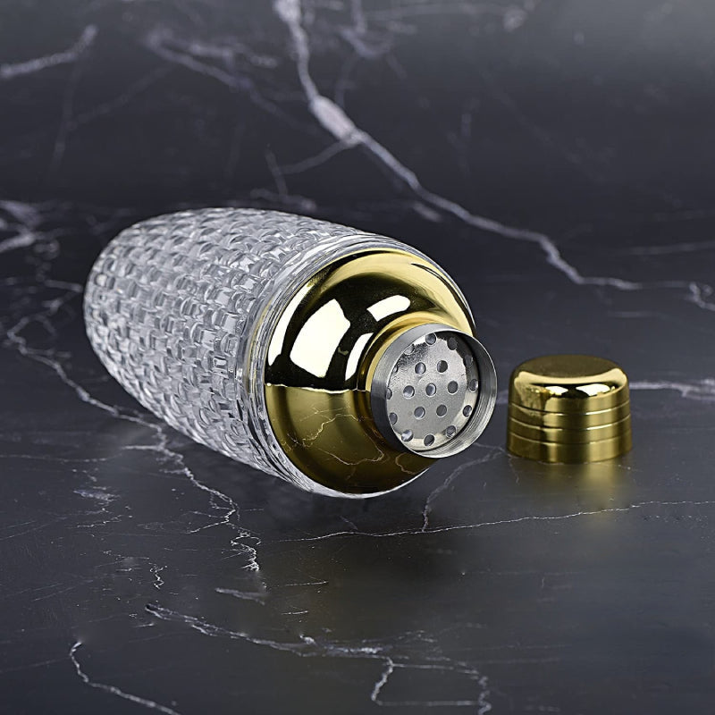 Gatsby Cocktailshaker Aus Glas Und Edelstahl – Stilvolles Mixen Für Elegante Abende 3