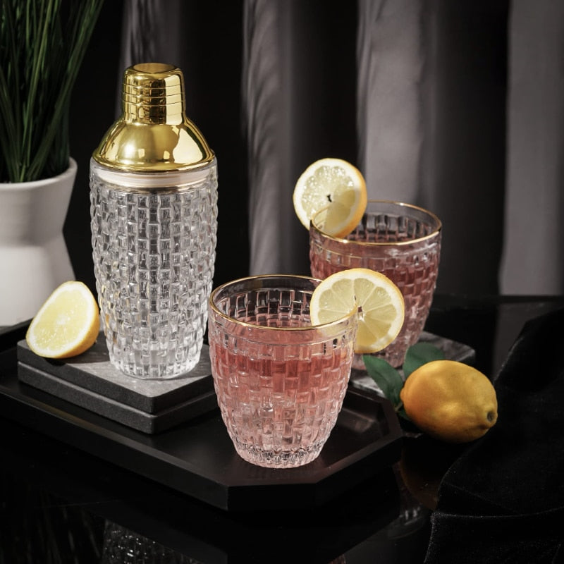 Gatsby Cocktailshaker Aus Glas Und Edelstahl – Stilvolles Mixen Für Elegante Abende 5
