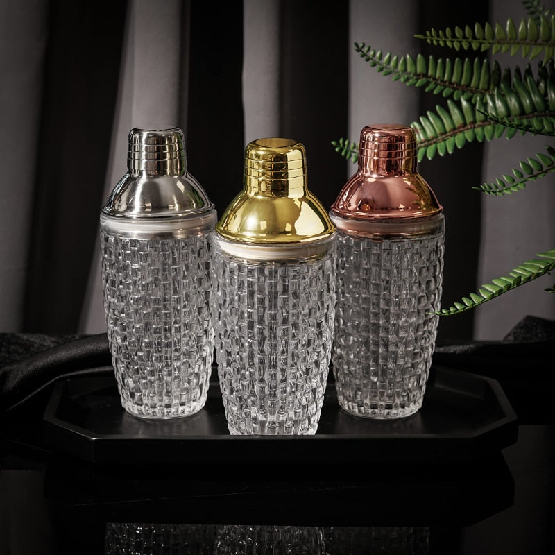 Gatsby Cocktailshaker Aus Glas Und Edelstahl – Stilvolles Mixen Für Elegante Abende 7