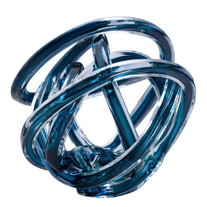 Gedrehte Spule Glasskulptur – Faszination Durch Elegantes Design 6